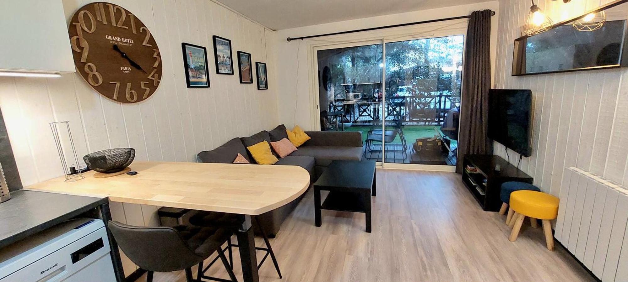 Bassin D'Arcachon Ares Charmant T2 Jardinアパートメント エクステリア 写真